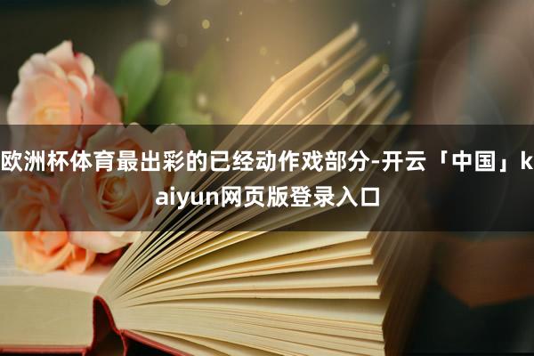 欧洲杯体育最出彩的已经动作戏部分-开云「中国」kaiyun网页版登录入口